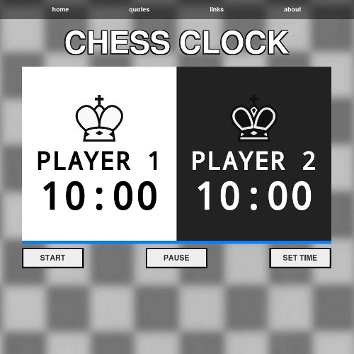 chessclock project screenshot