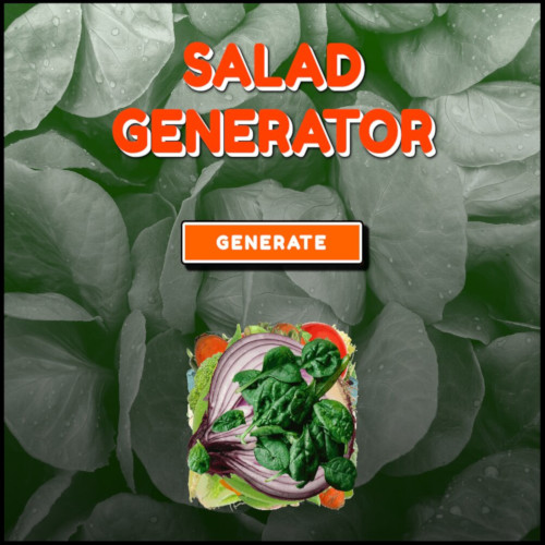 salad generator project screenshot